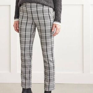 Pull-in Plaid Ankle Pants Brand:Tribal